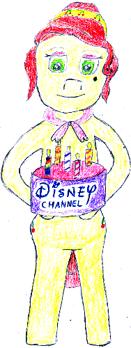 Size: 188x500 | Tagged: 5 years on disney channel, artist:ewxep, bipedal, cake, candle, cherry jubilee, derpibooru import, disney channel, food, safe, simple background, solo, white background