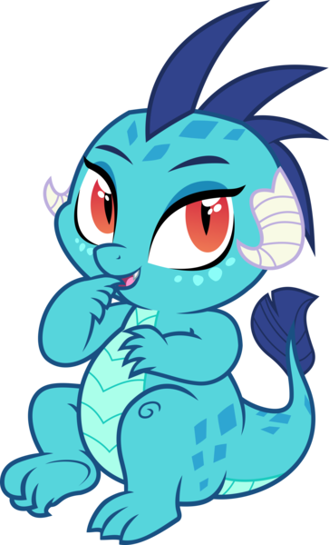 Size: 3629x6000 | Tagged: absurd resolution, artist:magister39, baby, baby dragon, baby ember, cute, daaaaaaaaaaaw, derpibooru import, dragon, dragoness, emberbetes, female, horns, open mouth, princess ember, safe, simple background, sitting, solo, transparent background, weapons-grade cute, younger