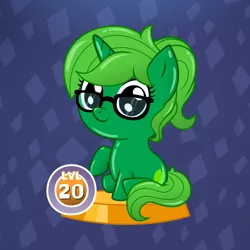 Size: 1250x1250 | Tagged: safe, artist:sashagemini, derpibooru import, oc, oc:lime dream, unofficial characters only, pony, unicorn, alternate hairstyle, cute, pocket ponies, pocket pony, solo