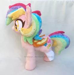 Size: 1196x1200 | Tagged: amputee, artist:lilmoon, bandage, cute, derpibooru import, female, irl, missing limb, oc, oc:paper stars, photo, plushie, safe, solo, unofficial characters only