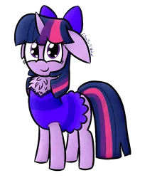 Size: 1015x1112 | Tagged: safe, artist:silversparkpone, derpibooru import, twilight sparkle, pony, bow, clothes, dress, floppy ears, hair bow, heart eyes, neck fluff, simple background, solo, transparent background, wingding eyes