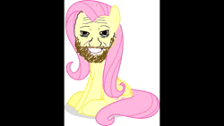 Size: 854x480 | Tagged: suggestive, derpibooru import, fifteen.ai, fluttershy, pony, aivo, animated, avo, coomer, meme, shitposting, sitting, solo, sound, sound only, truth, uncomfortable truth, voice, webm