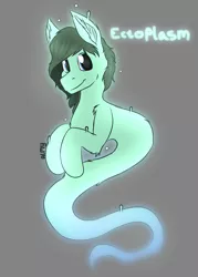 Size: 2875x4021 | Tagged: safe, artist:almond evergrow, derpibooru import, oc, oc:ectoplasm, ghost, ghost pony, pony, undead, updated design