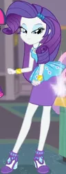 Size: 324x843 | Tagged: safe, derpibooru import, screencap, rarity, sweetie belle, twilight sparkle, equestria girls, equestria girls series, school of rock, clothes, cropped, cute, dress, female, field trip, geode of shielding, gold, hairclip, high heels, jewelry, lidded eyes, looking down, magical geodes, museum, raribetes, shoes, skirt, sleeveless, smiling, wrist cuffs