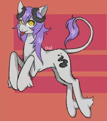 Size: 800x900 | Tagged: safe, artist:lavvythejackalope, derpibooru import, oc, unofficial characters only, pony, :p, abstract background, hoof fluff, horn, leonine tail, male, rearing, signature, solo, stallion, tongue out