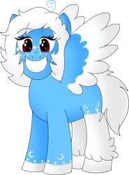 Size: 1454x1967 | Tagged: safe, artist:poseidonathenea, derpibooru import, oc, oc:daisy, unofficial characters only, pegasus, commission, commissioner:reversalmushroom, female, filly, heart eyes, pegasus oc, simple background, solo, transparent background, wingding eyes, wings
