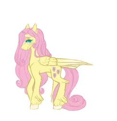 Size: 716x740 | Tagged: safe, artist:ask-pinkie-polkadot-pie, derpibooru import, fluttershy, pony, tumblr:ask-pinkie-polkadot-pie, colored hooves, simple background, solo, transparent background