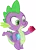 Size: 4332x6001 | Tagged: safe, artist:memnoch, derpibooru import, spike, dragon, the last problem, gem, licking, licking lips, male, simple background, solo, tongue out, transparent background, vector