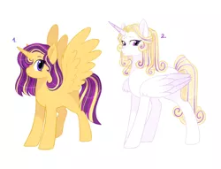 Size: 3264x2500 | Tagged: safe, artist:gigason, derpibooru import, oc, unofficial characters only, alicorn, pony, female, high res, magical lesbian spawn, mare, offspring, parent:princess cadance, parent:sunset shimmer, parent:twilight sparkle, parents:sunsetsparkle, parents:twidance, simple background, white background