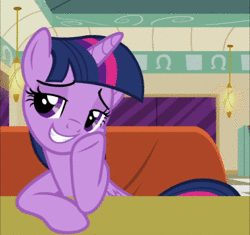 Size: 808x758 | Tagged: safe, derpibooru import, edit, edited screencap, fifteen.ai, screencap, fluttershy, twilight sparkle, twilight sparkle (alicorn), alicorn, the saddle row review, aivo, animated, avo, cropped, floppy ears, slavoj zizek, sound, sound only, the pony machine learning project, webm