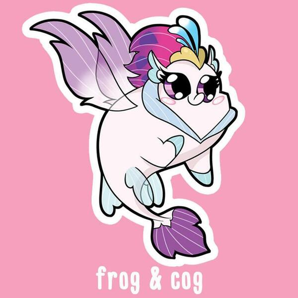 Size: 794x794 | Tagged: artist:coggler, artist:frog&cog, artist:gopherfrog, chibi, cute, derpibooru import, my little pony: the movie, novobetes, queen novo, safe, seapony (g4), solo