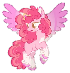 Size: 1688x1768 | Tagged: alicorn, alicorn oc, artist:luqella, crown, derpibooru import, female, horn, jewelry, mare, oc, oc:morning star, regalia, safe, simple background, solo, transparent background, wings