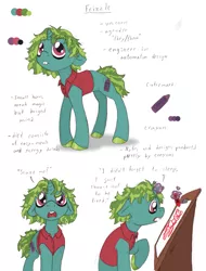 Size: 1077x1416 | Tagged: safe, artist:ravenpuff, deleted from derpibooru, derpibooru import, oc, oc:frizzle, pony, unicorn, ambiguous gender, solo, traditional art