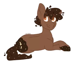 Size: 958x788 | Tagged: safe, artist:p-kicreations, derpibooru import, oc, oc:cocoa sprinkles, pony, male, prone, simple background, solo, stallion, transparent background