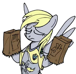 Size: 6473x6333 | Tagged: artist needed, safe, derpibooru import, derpy hooves, pegasus, pony, /mlp/, 4chan, 4chan cup, female, football, mare, meme, pacha, safest hooves, simple background, solo, sports, transparent background, when x just right