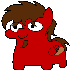 Size: 500x500 | Tagged: source needed, safe, artist:toyminator900, derpibooru import, oc, oc:chip, oc:flour powder, oc:uppercute, oc:wheelie rims, unofficial characters only, earth pony, pegasus, pony, unicorn, animated, facial hair, freckles, gif, heterochromia, simple background, squatpony, style emulation, transparent background