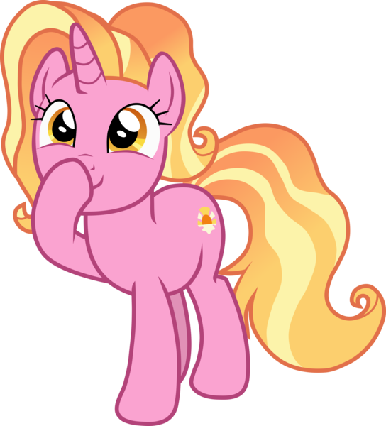 Size: 6033x6657 | Tagged: safe, artist:uigsyvigvusy, derpibooru import, luster dawn, pony, unicorn, the last problem, absurd resolution, boop, cute, female, lusterbetes, mare, self-boop, simple background, solo, transparent background, vector