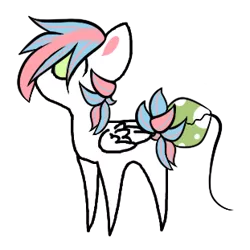 Size: 311x311 | Tagged: artist:ad-opt, augmented tail, chibi, derpibooru import, monster pony, oc, original species, piranha plant pony, plant, plant pony, safe, simple background, transparent background, unofficial characters only, wings