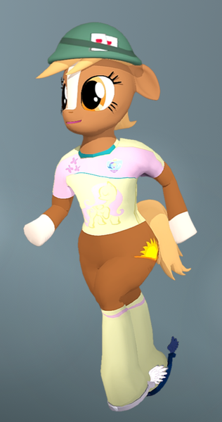 Size: 546x1038 | Tagged: safe, derpibooru import, ponified, ponified:sgt. reckless, pony, /mlp/, 3d, 4chan cup