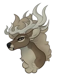 Size: 949x1251 | Tagged: artist:snootsnooter, deer, deer pony, derpibooru import, oc, oc:yucatan fawn, original species, peryton, safe, simple background, snootverse, solo, transparent background, unofficial characters only