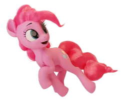 Size: 1634x1337 | Tagged: safe, artist:therealdjthed, derpibooru import, pinkie pie, earth pony, pony, 3d, 3d model, blender, cute, cycles, cycles render, female, mare, model:djthed, running, simple background, solo, transparent background