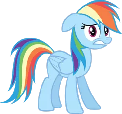 Size: 2534x2367 | Tagged: artist:midnite99, derpibooru import, it's about time, rainbow dash, safe, simple background, solo, transparent background, vector