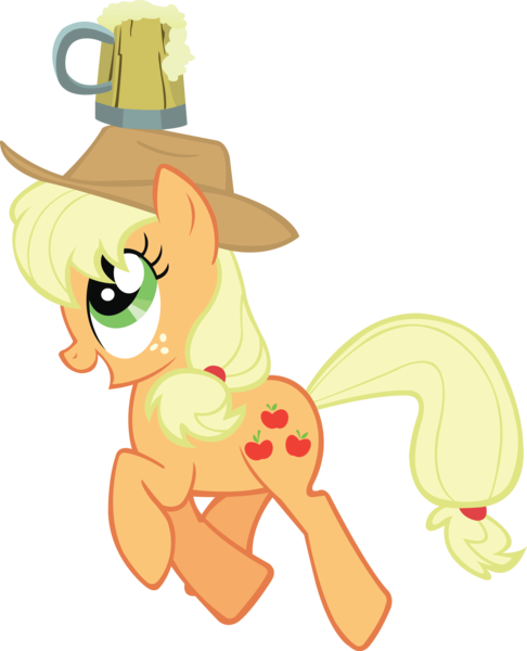 Size: 2203x2722 | Tagged: ah didn't learn anything, applejack, artist:midnite99, cider, derpibooru import, safe, simple background, solo, the super speedy cider squeezy 6000, transparent background, trotting, vector