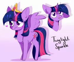 Size: 1280x1072 | Tagged: safe, artist:pledus, derpibooru import, part of a set, twilight sparkle, twilight sparkle (alicorn), alicorn, pony, blushing, bust, crown, cute, ear down, ear fluff, eye clipping through hair, female, heart, jewelry, leg fluff, mare, open mouth, portrait, regalia, solo, sweat, twiabetes