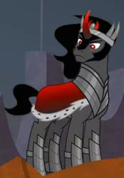 Size: 404x580 | Tagged: safe, derpibooru import, screencap, king sombra, pony, unicorn, the beginning of the end, antagonist, cropped, cute, flowing mane, majestic, mane, solo, sombradorable, stupid sexy sombra