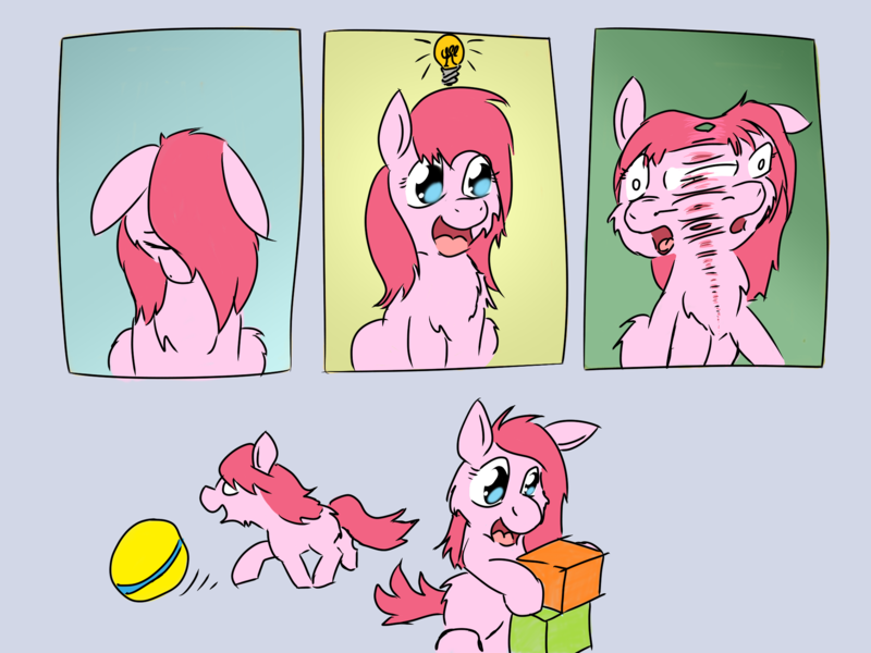 Size: 2048x1536 | Tagged: artist:fluffsplosion, asexual reproduction, comic, derpibooru import, fluffy pony, mitosis, oc, safe, self ponidox, unofficial characters only, weirdbox