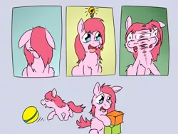 Size: 2048x1536 | Tagged: artist:fluffsplosion, asexual reproduction, comic, derpibooru import, fluffy pony, mitosis, oc, safe, self ponidox, unofficial characters only, weirdbox