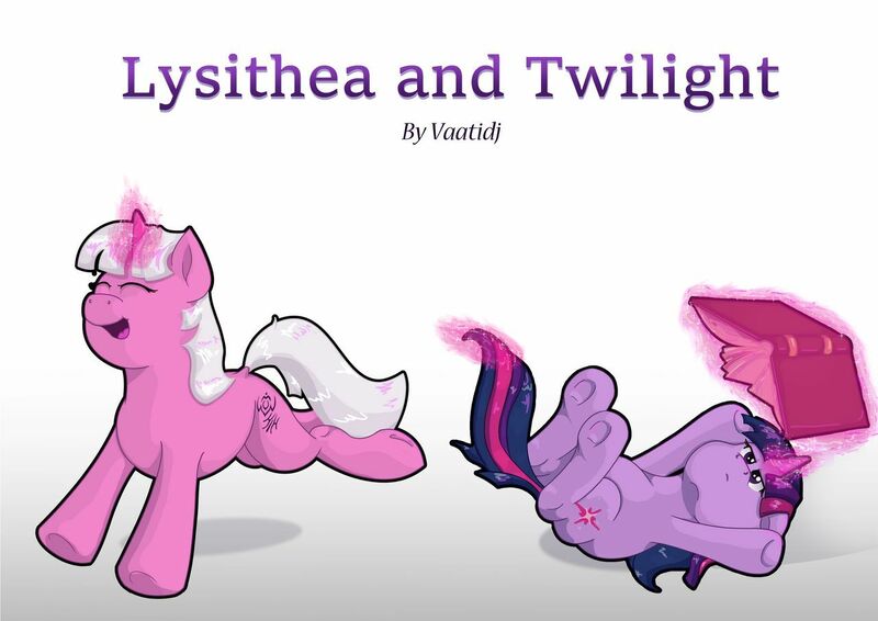 Size: 1280x905 | Tagged: safe, artist:moonlightfan, derpibooru import, twilight sparkle, twilight sparkle (alicorn), ponified, alicorn, pony, unicorn, fanfic, book, crossover, fanfic art, fanfic cover, female, filly, filly twilight sparkle, fire emblem, fire emblem: three houses, lysithea von ordelia, siblings, sisters, twins, younger