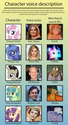 Size: 2013x3697 | Tagged: alison brie, amy adams, artist:aleximusprime, derpibooru import, don bluth, enchanted, female, filly, flurry heart's story, giselle, irma, jeff bennett, michael york, oc, oc:king kriegspiel, oc:queen kriegspiel, pat carrol, petrie, princess luna, pterano, safe, the land before time, the lego movie, the little mermaid, unikitty, ursula, voice actor, voice actor meme, voices, woona, young celestia, young discord, younger, young luna