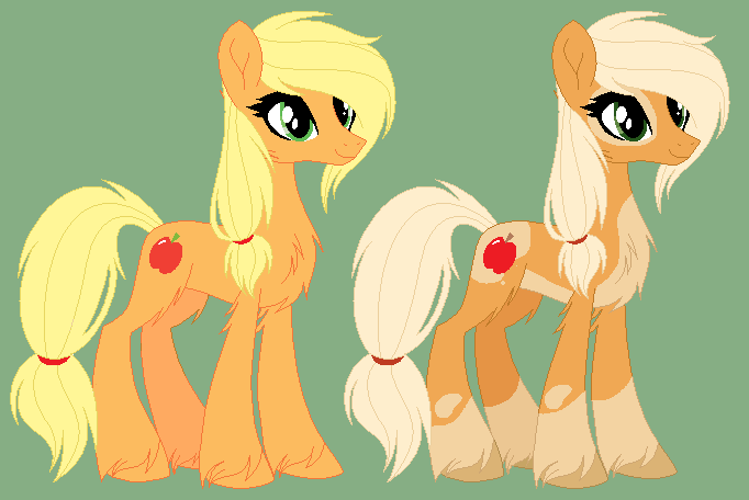 Size: 682x456 | Tagged: safe, artist:froggers1995, derpibooru import, applejack, earth pony, pony, leak, spoiler:g5, applejack (g5), coat markings, female, g5, hooves, mare, redesign, simple background, solo