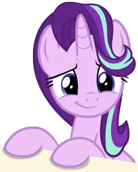 Size: 4724x5869 | Tagged: safe, artist:famousmari5, derpibooru import, starlight glimmer, pony, unicorn, a horse shoe-in, absurd resolution, cute, female, glimmerbetes, mare, she knows, simple background, smiling, solo, transparent background
