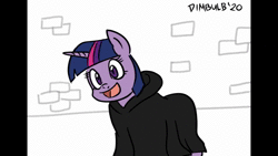Size: 1920x1080 | Tagged: safe, artist:dimbulb, derpibooru import, fifteen.ai, twilight sparkle, alicorn, pony, fanfic, fanfic:injuring eternity, aivo, animated, avo, fanfic art, female, immortality blues, implied lesbian, implied rarilight, implied rarity, implied shipping, mare, solo, sound, webm
