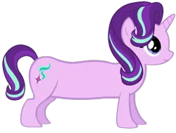 Size: 1591x1200 | Tagged: safe, artist:thetazen, derpibooru import, starlight glimmer, pony, unicorn, it begins, long glimmer, long pony, meme, meme origin, simple background, solo, transparent background, vector