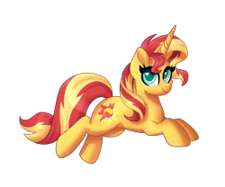 Size: 6000x5000 | Tagged: safe, artist:lavenderheartsmlp, derpibooru import, sunset shimmer, pony, unicorn, absurd resolution, cute, female, heart eyes, looking at you, mare, prone, shimmerbetes, simple background, solo, transparent background, wingding eyes