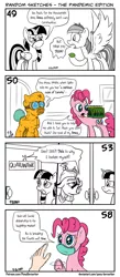 Size: 1320x3035 | Tagged: safe, artist:pony-berserker, derpibooru import, moondancer, pinkie pie, rainbow dash, twilight sparkle, twilight sparkle (alicorn), alicorn, earth pony, human, pegasus, pony, unicorn, alcohol, beer, black and white, breaking the fourth wall, clothes, comic, corona beer, coronavirus, covid-19, covidiots, door, duo, face mask, female, frog (hoof), grayscale, hand, hazmat suit, implied spike, lime, looking at you, mare, mask, monochrome, neo noir, oblivious, offscreen character, partial color, pony-berserker's twitter sketches, ppe, quarantine, simple background, sketch, social distancing, speech bubble, stippling, subverting expectations, suit, surgical mask, talking to viewer, twilight is not amused, unamused, underhoof, white background