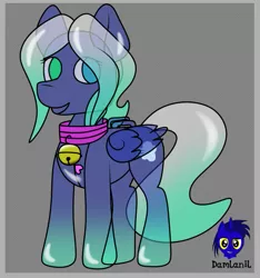 Size: 501x535 | Tagged: alternate version, artist:damlanil, collar, derpibooru import, inflatable, inflatable pony, latex, latex suit, oc, oc:air flow, original species, pegasus, pooltoy pony, safe, signature, solo, transparent, unofficial characters only