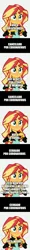 Size: 500x4206 | Tagged: safe, derpibooru import, edit, edited screencap, screencap, sunset shimmer, equestria girls, alcohol, argentina, beer, comic, coronavirus, covid-19, human sunset, screencap comic, spanish, vulgar