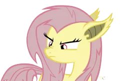 Size: 2309x1500 | Tagged: safe, artist:dragonchaser123, artist:graphictoxin, derpibooru import, edit, fluttershy, bat pony, pony, bat ponified, cute, female, flutterbat, mare, nose wrinkle, race swap, scrunchy face, shyabates, shyabetes, simple background, solo, transparent background, vector