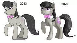 Size: 1280x720 | Tagged: art evolution, artist:jbond, comparison, derpibooru import, draw this again, octavia melody, redraw, safe, solo