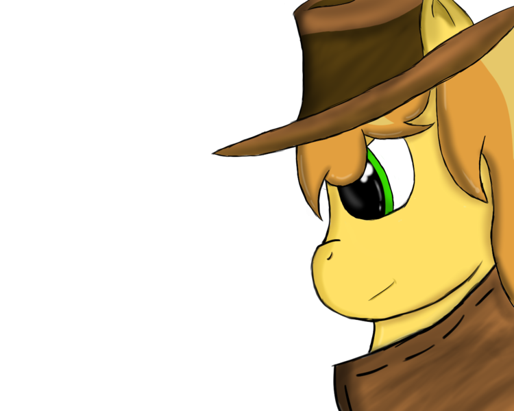 Size: 1280x1024 | Tagged: safe, artist:crescentpony, derpibooru import, braeburn, earth pony, pony, bust, clothes, hat, male, simple background, solo, stallion, transparent background