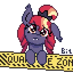 Size: 384x384 | Tagged: safe, artist:bitassembly, derpibooru import, oc, oc:corona chan, oc:porona, bat pony, bat pony oc, bat wings, coronavirus, covid-19, pixel art, povid-19, simple background, transparent background, wings