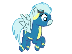 Size: 1024x768 | Tagged: safe, derpibooru import, oc, oc:windy breeze, pegasus, pony, clothes, female, flight suit, flying, goggles, mare, scrunchy face, simple background, solo, transparent background, uniform, wonderbolts uniform