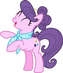 Size: 4000x4649 | Tagged: safe, artist:melisareb, derpibooru import, suri polomare, earth pony, pony, rarity takes manehattan, absurd resolution, bipedal, cute, eyes closed, female, inkscape, mare, raised hoof, rearing, simple background, solo, suribetes, .svg available, transparent background, vector