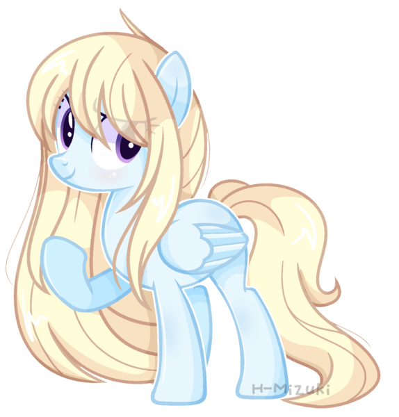 Size: 1512x1580 | Tagged: safe, artist:harukamizuki-chan, artist:pegasski, derpibooru import, oc, unofficial characters only, pegasus, pony, base used, eye clipping through hair, female, mare, simple background, solo, transparent background, white outline