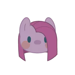 Size: 800x800 | Tagged: artist:mya3332, beady eyes, blushing, blush sticker, bust, chibi, cute, cuteamena, derpibooru import, diapinkes, head only, looking at you, part of a set, pinkamena diane pie, pinkie pie, portrait, safe, simple background, solo, transparent background