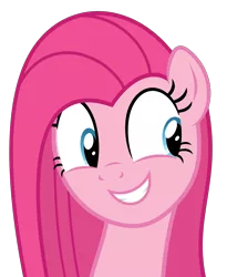 Size: 2201x2681 | Tagged: safe, artist:slb94, derpibooru import, pinkie pie, earth pony, pony, cute, cuteamena, female, mare, pinkamena diane pie, simple background, smiling, solo, transparent background, vector